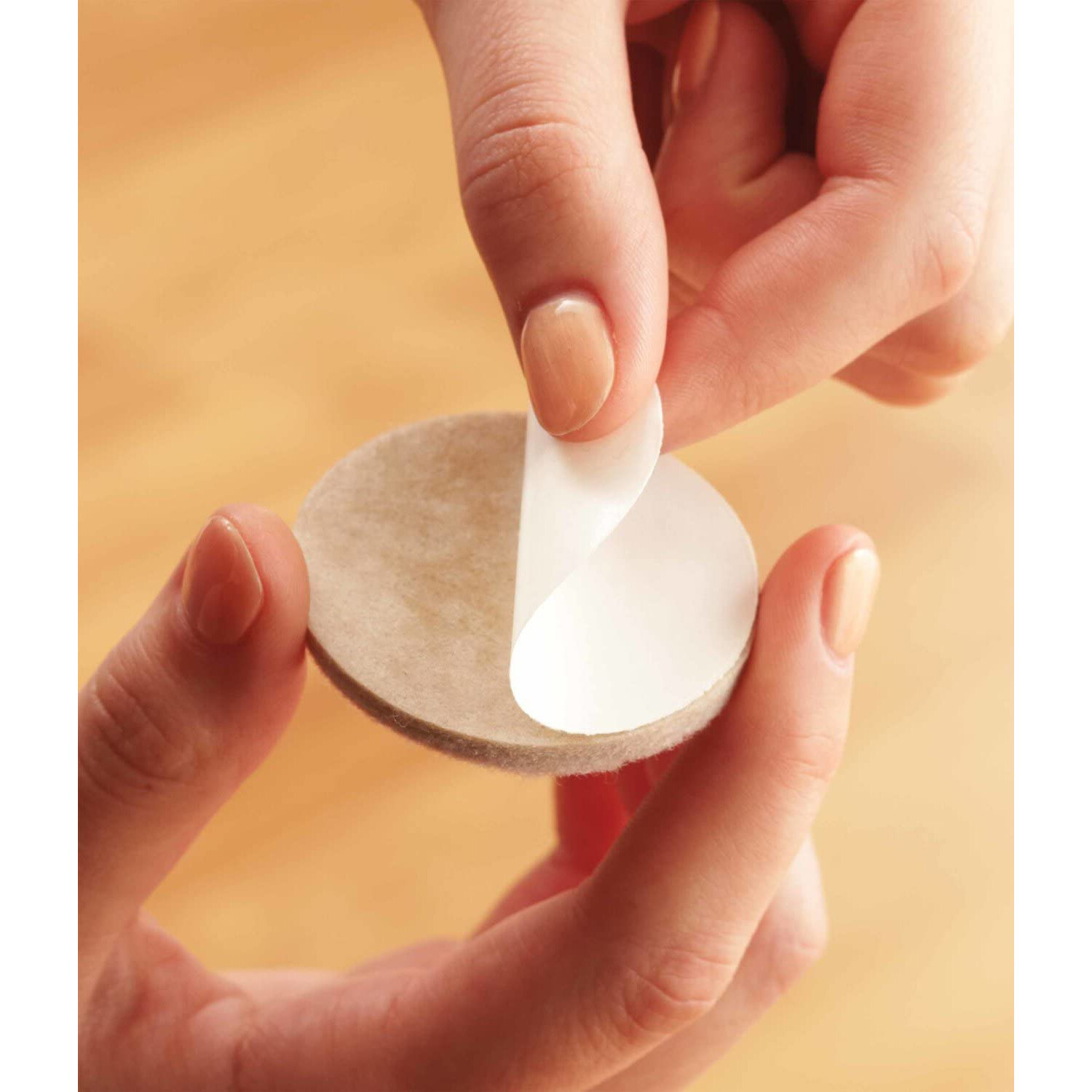 3M SP Scotch Felt Pads: 1 in. diameter circle / Heavy Duty / 16-pack (Grey)