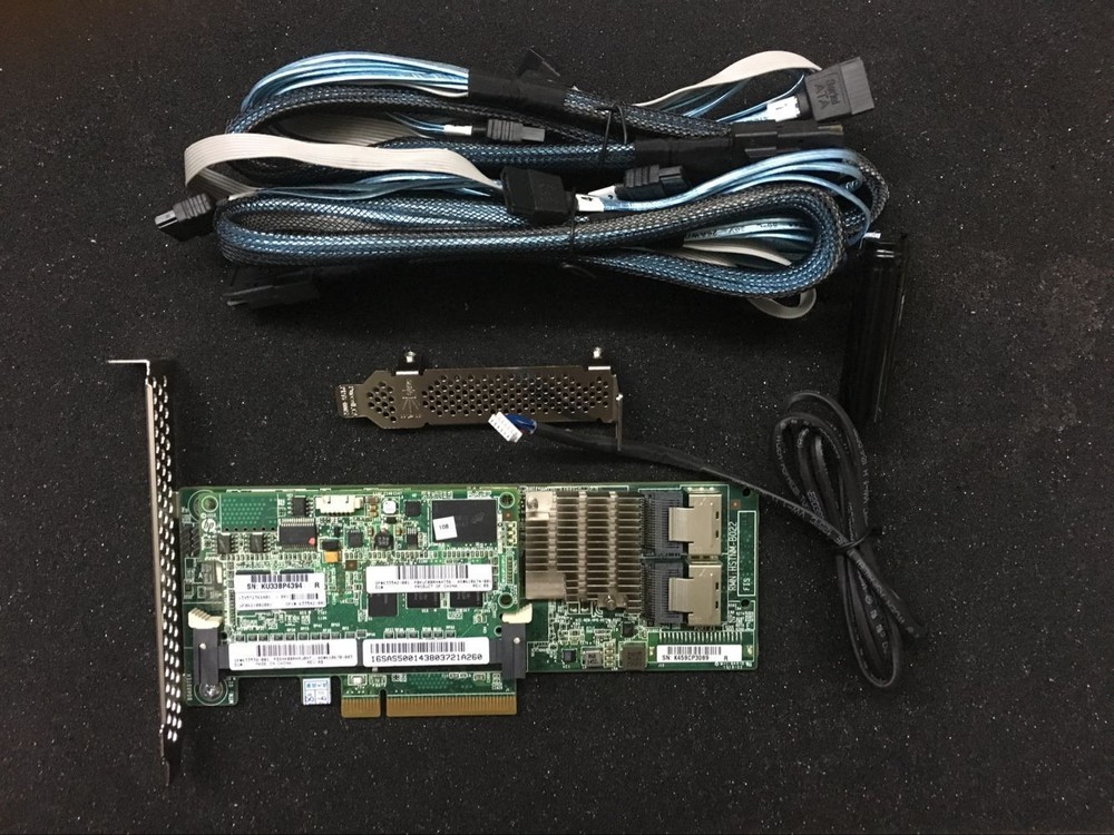 HP G8 Smart Array P420 1GB FBWC 6Gb SAS Controller + 8087 SATA Cable Battery