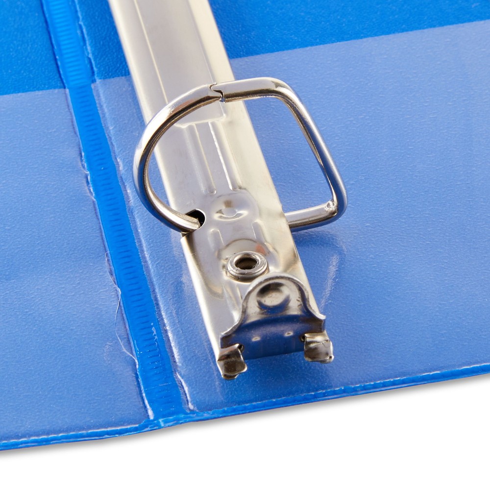Pen+Gear Durable View 1" D-Ring Binder, White, 4 Count