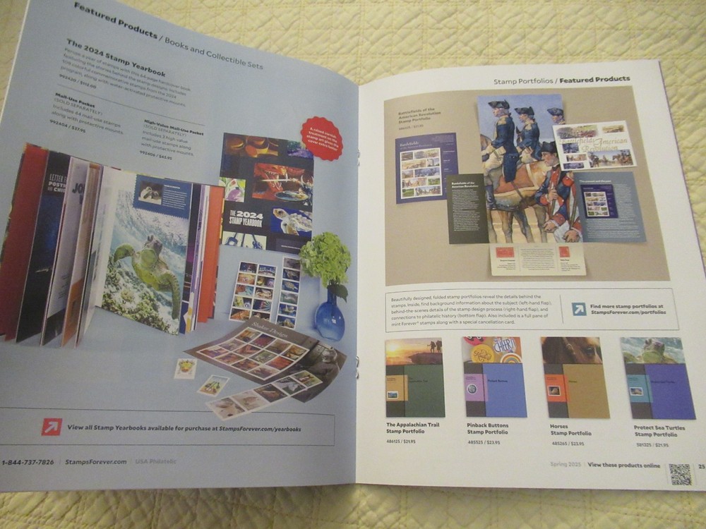 USPS USA Philatelic Spring 2025 Catalog