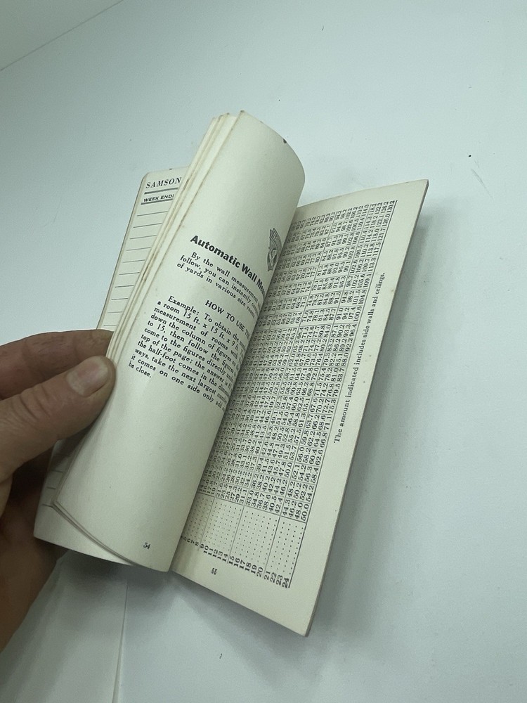 Samson Plaster Board Co. -Samson Building Products Time Book