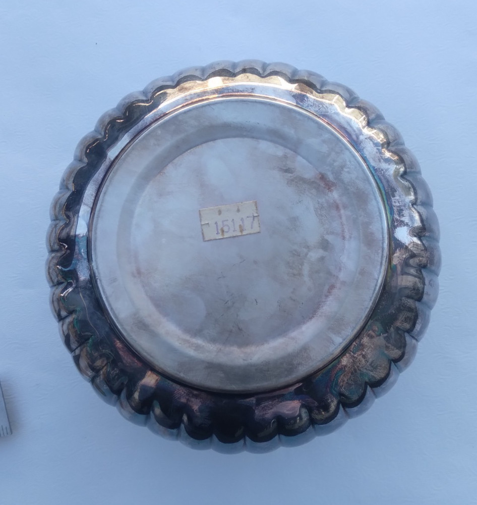 Vintage Silver Plated Lidded Candy Dish 6 inches Serving Dish Small