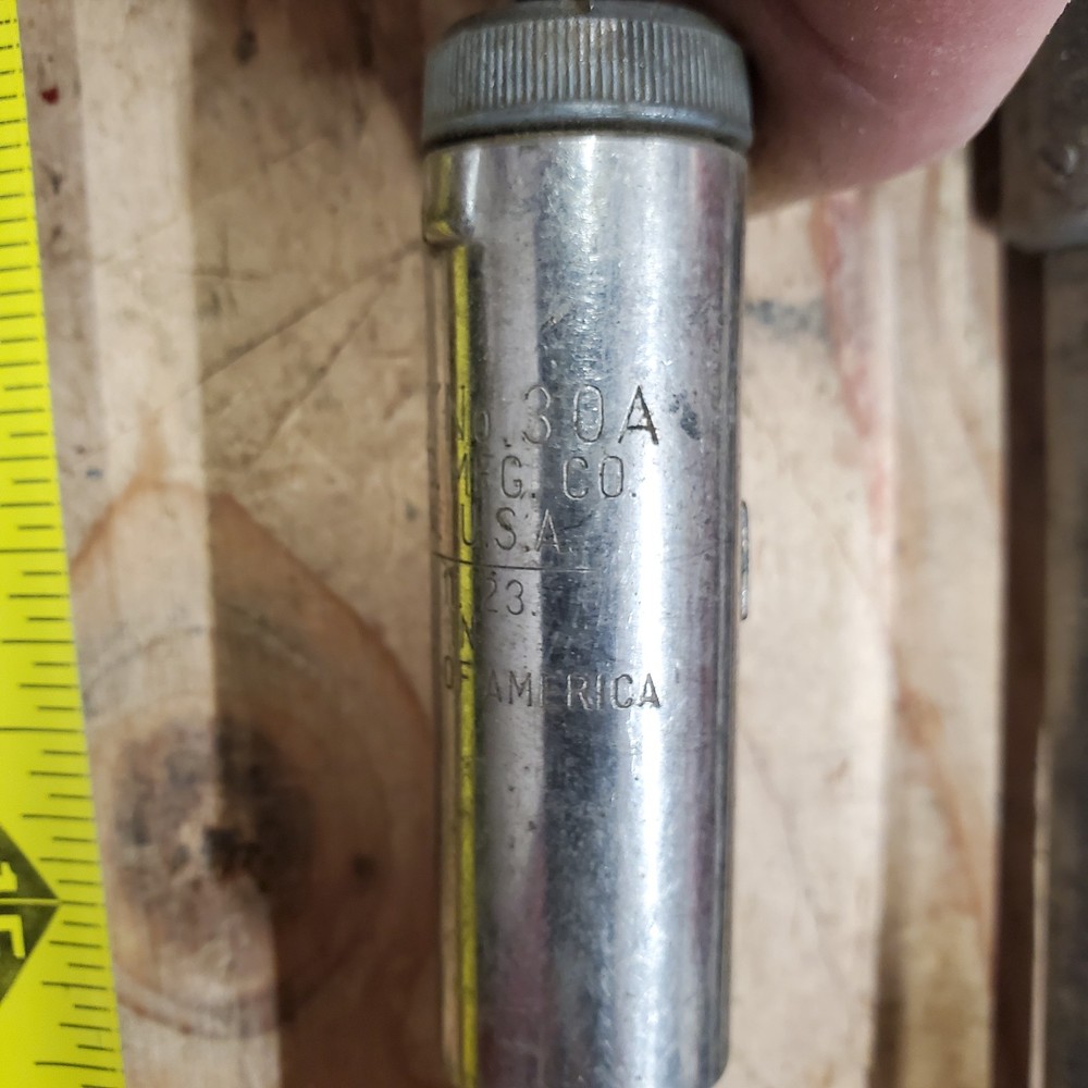 2 nice Stanley yankee screwdrivers #30 & unmarked with bits