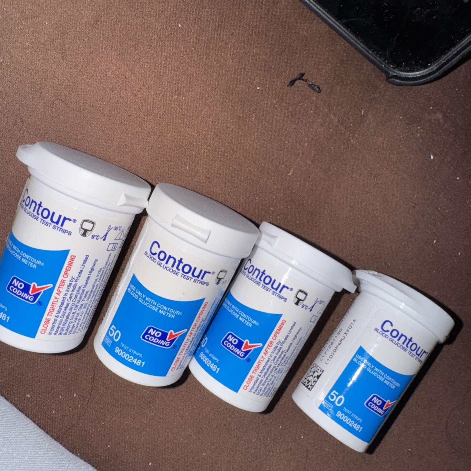 LOT OF 4 Contour  Strips 50 Ct EACH Exp11/2026 US See Pic Regular Contor