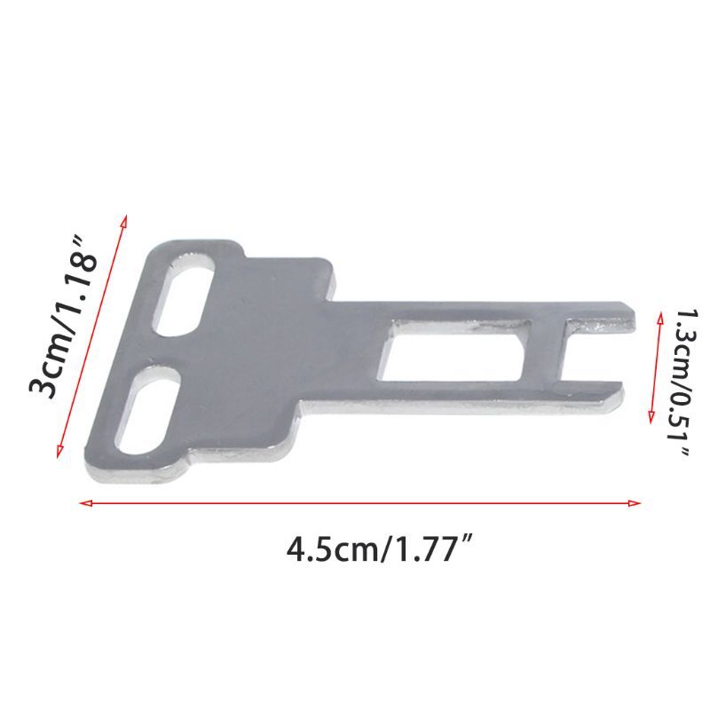 Door Safety Interlocks Switches Actuating Key Guards Lock Silver Tone