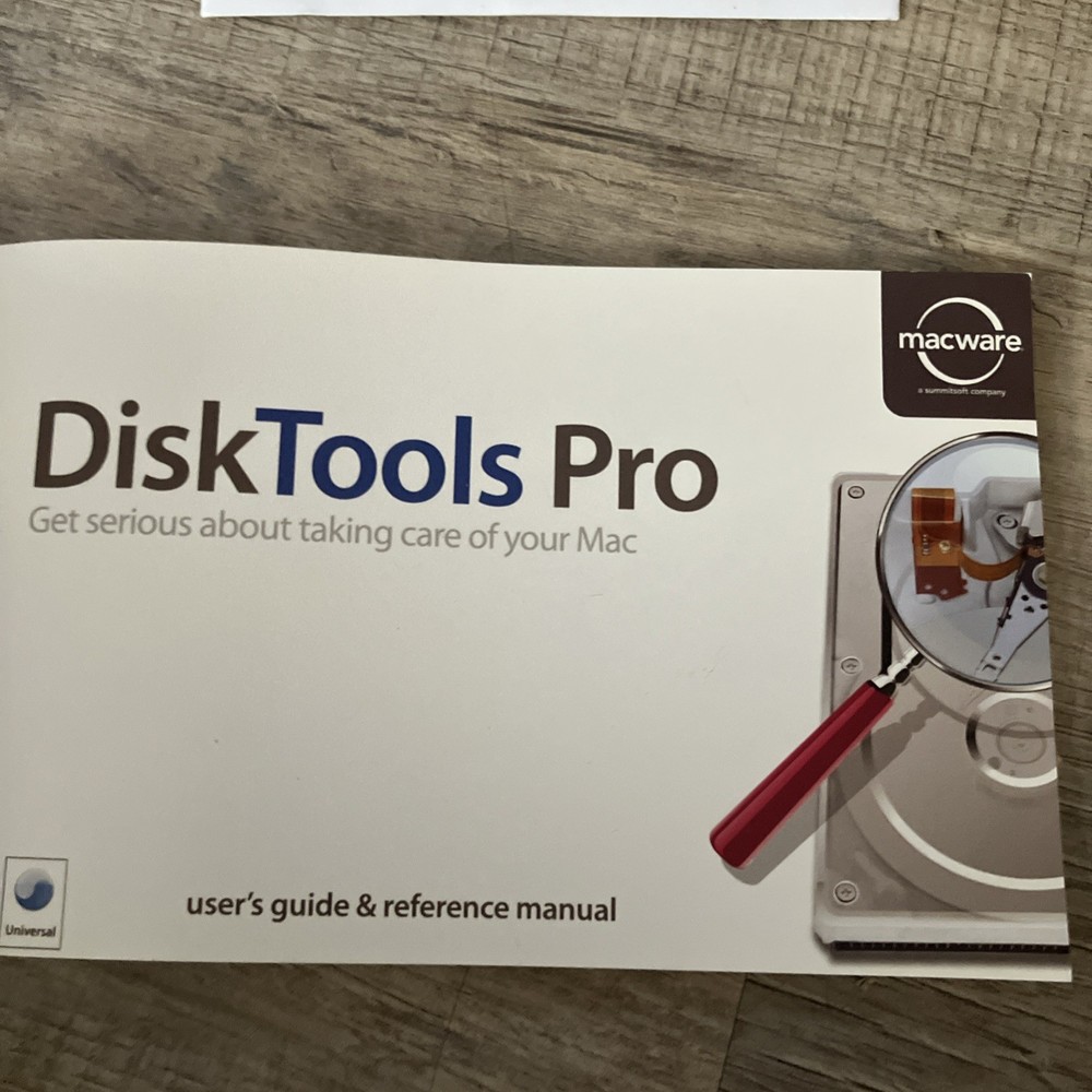macware DiskTools Pro Vintage Utility Software- Disc And Box