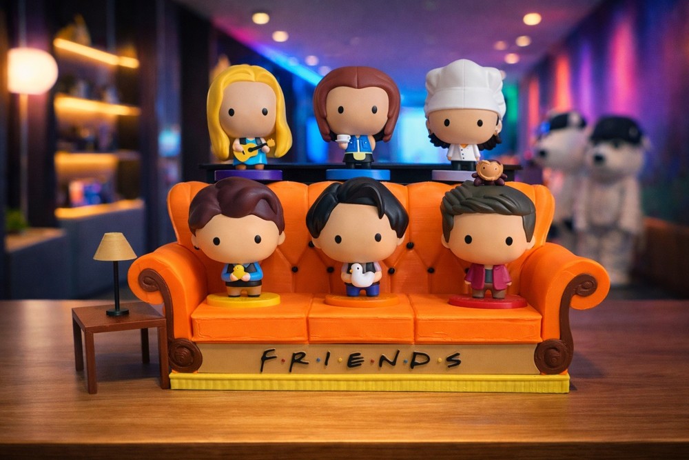 Friend Sofa Custom Design For McDonald Happy Meal Collection ( Fit 6 figures)