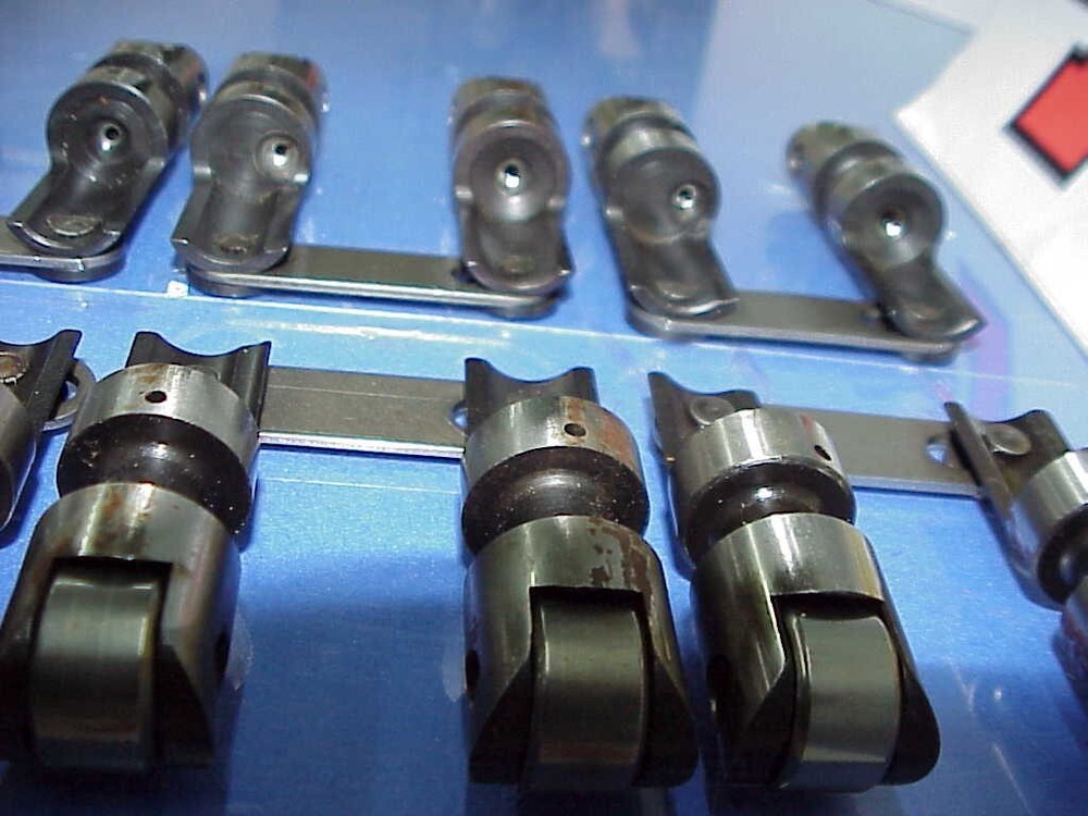 16 Crane Cutaway Solid Roller Lifters .842" Diameter 18° SB Chevy Intake Offset