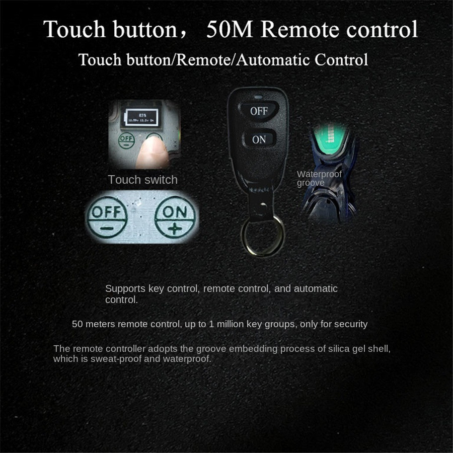 Car Battery Disconnect Power Cut Off Master Kill Switch Isolator Remote Control