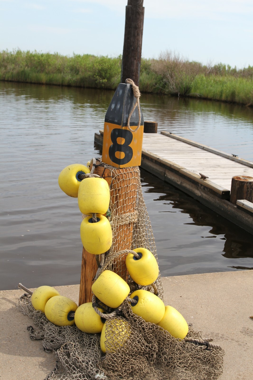 Weathered Look Coastal Living Fishing Decor, Replica Wood Buoy Float - WF-3