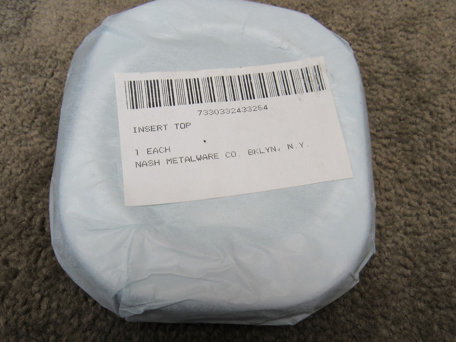 US MILITARY MERMITE INSERT LID W/ GASKET NOS FOOD CONTAINER CAP INSERT TOP