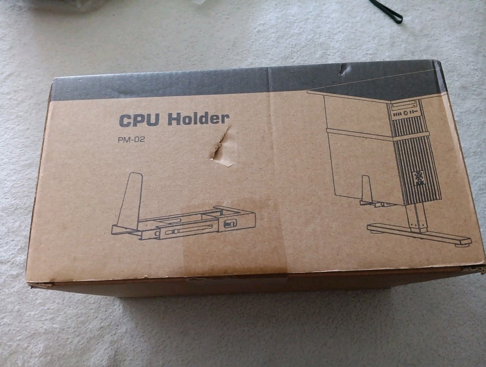 CPU Holder Under Desk Adjustable Pm 02