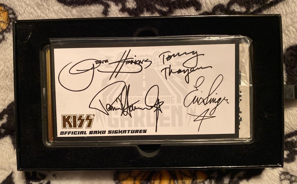 KISS Final Shows GOLDEN TICKET MSG Limited 24k Plated EOTR [IN HAND, SHIPS NOW!]