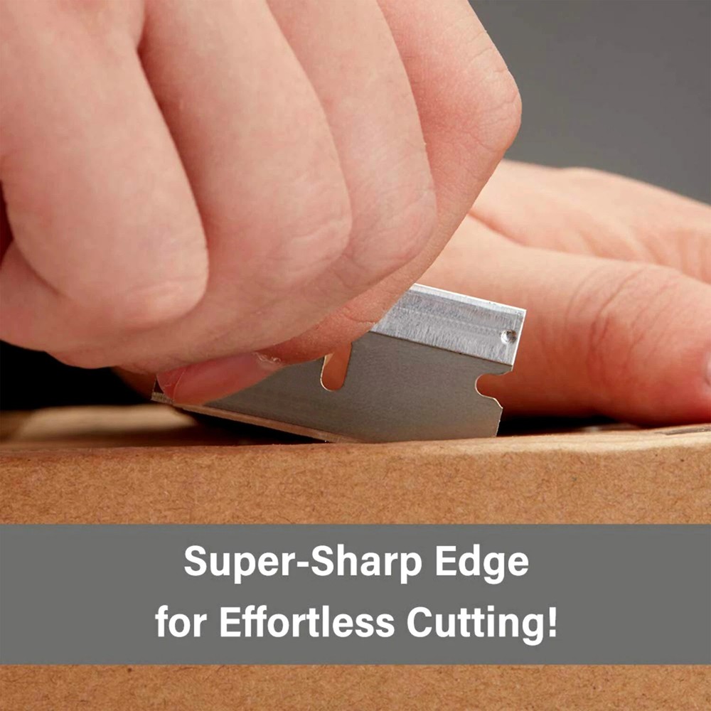 100x Single Edge Extra Sharp Razor Blades Heat Treated Safety Knife Scrapers