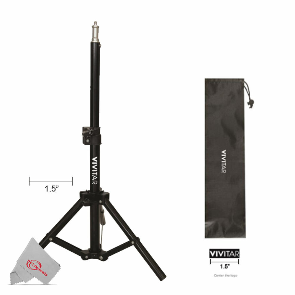 Vivitar Tabletop 27" Adjustable Height Multipurpose Light Stand + Carrying Case