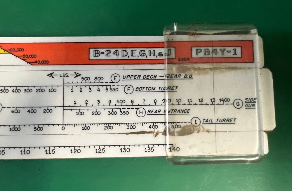 CONSOLIDATED B-24 LIBERATOR LOAD ADJUSTER W/CASE