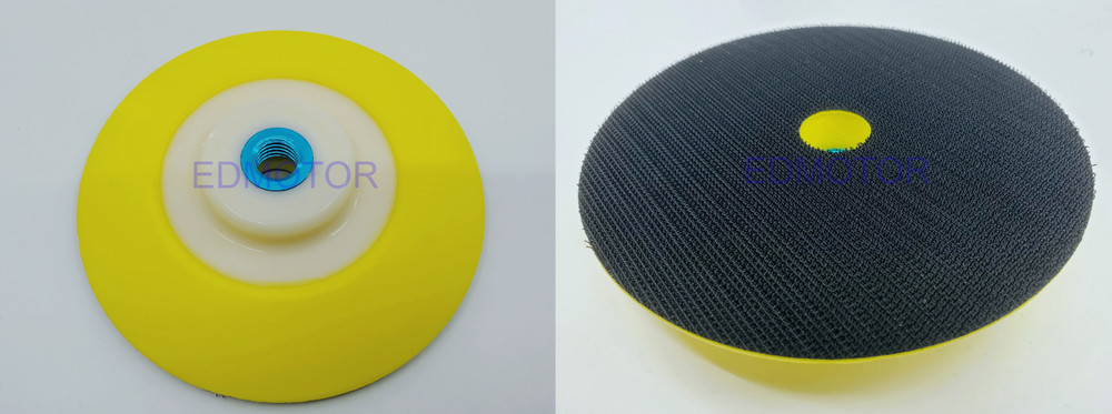 6" Flexible Urethane Backing Plate For Rotary Buffer 5/8"-11 Hook & Loop