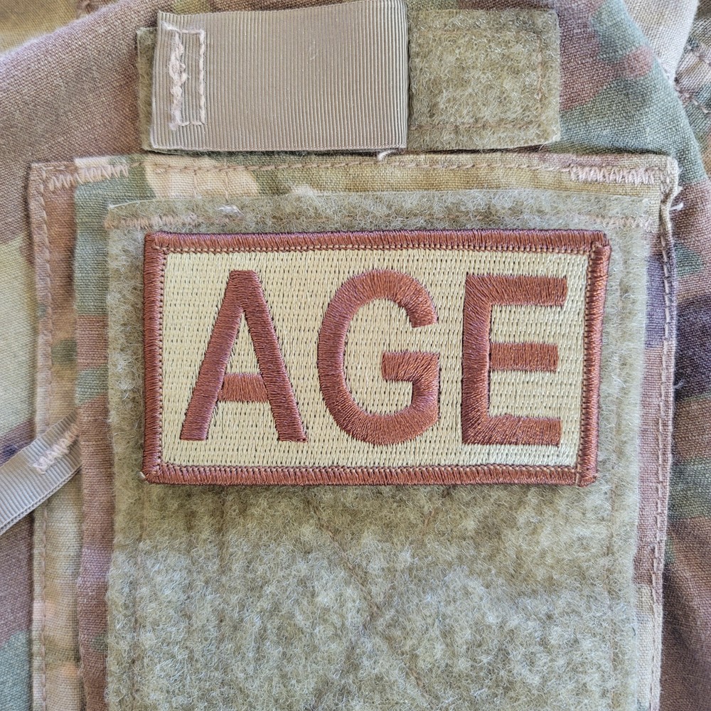 AGE Duty Identifier Tab / USAF OCP Air Force Patch