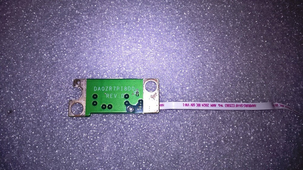 Acer Aspire 5745 Power and Eject Button Board w/Cable DA0ZR7PI8D0