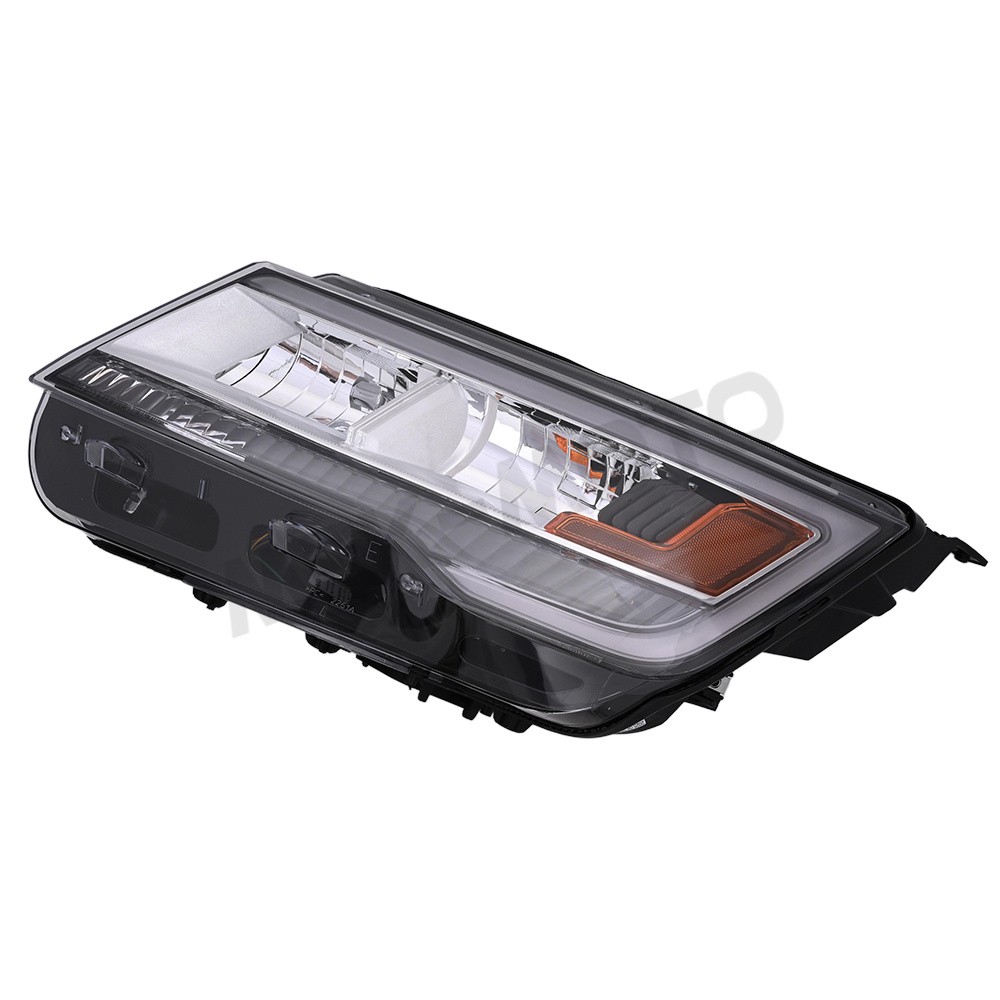 Headlight Assembly For 2016-2019 Ford Explorer Chrome w/LED DRL Left Driver Side