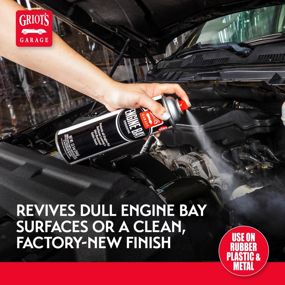 Griots Garage Engine Bay Dressing, Detailing Spray, Surface Enhancer and