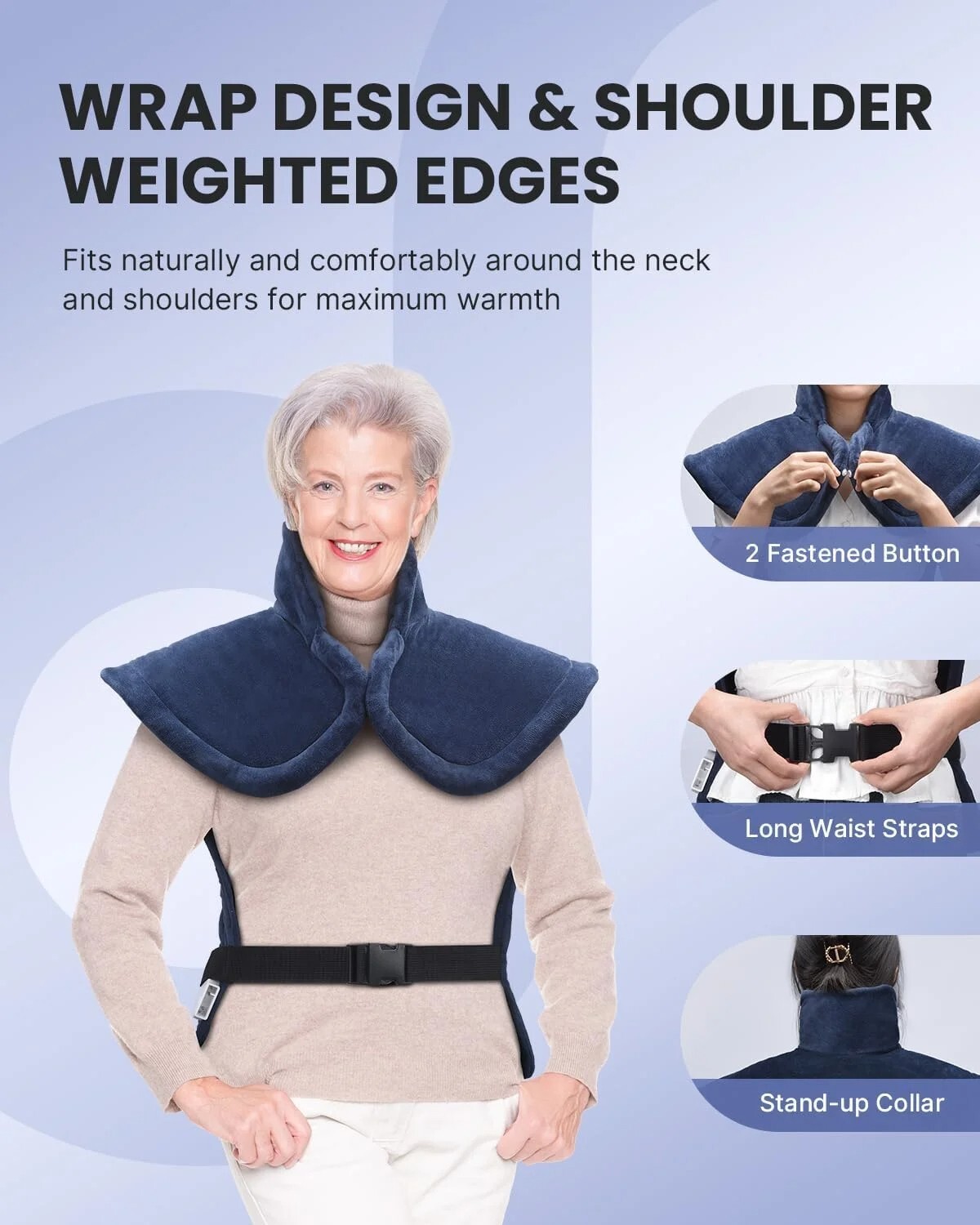 Electric Heating Pads For Muscle Cramps Back Neck Heating Pad Pain Relief 24x33"