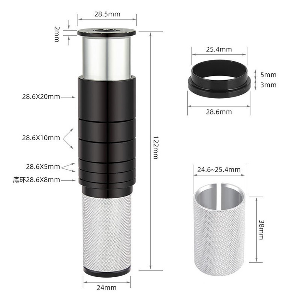 Quality Stem Extender Bike Accessories Adapter Bicycle Fork Stem Extension