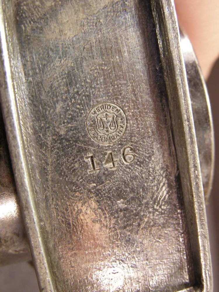 Victorian Silver Plate "DOUBLE EAGLE" Napkin Ring Engraved Holder Stand Figural~