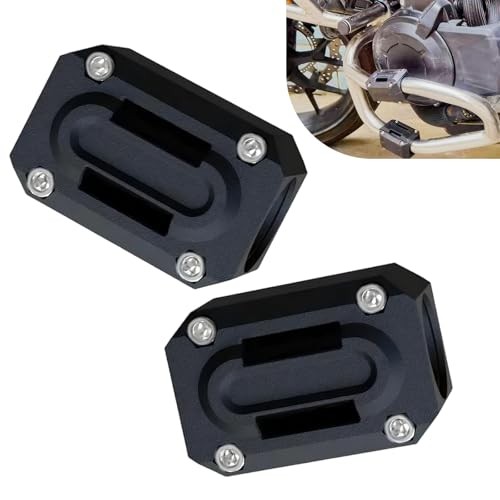 2 PCS Motorcycle Engine Guard Bumper Block, Crash Bar Protector, Anti-Scratch