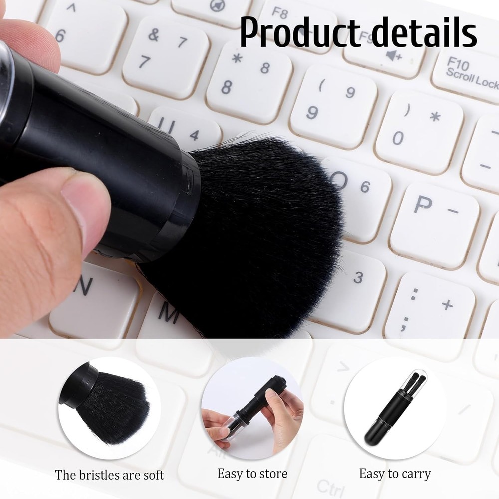 4 Pack Exquisite Duster Brush Kit Mini Keyboard Cleaning Brushes Kit Model