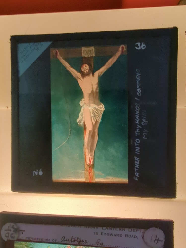 Six Lantern Slides Religious