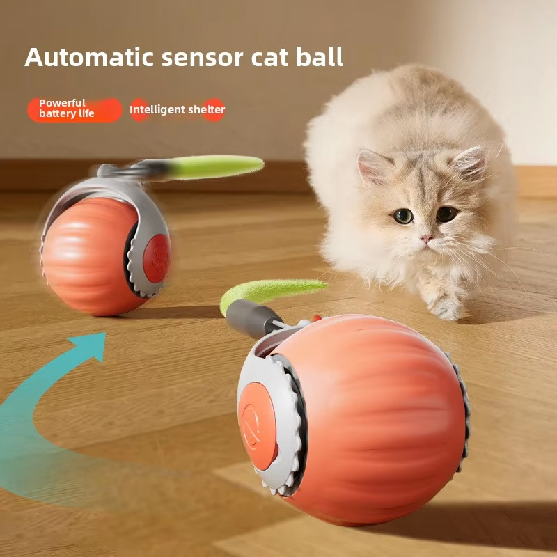Cat Toy Interactive Includes 2 Tails and charging cable USB-C