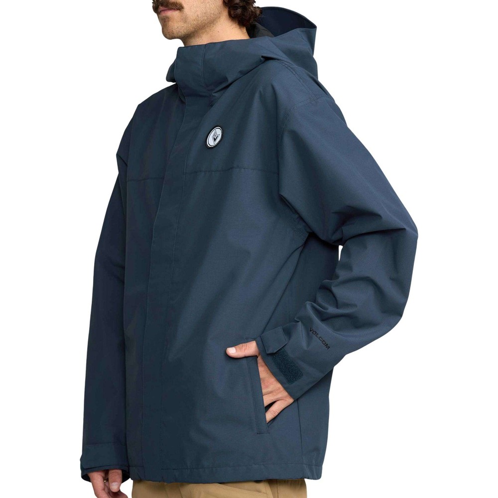 Volcom Buckthreeeighty Men's Winter Jacket, Deep Blue, X-Large