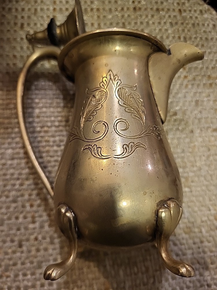 EPNS 6" Small Lidded Pitcher Creamer, Syrup. Silverplate