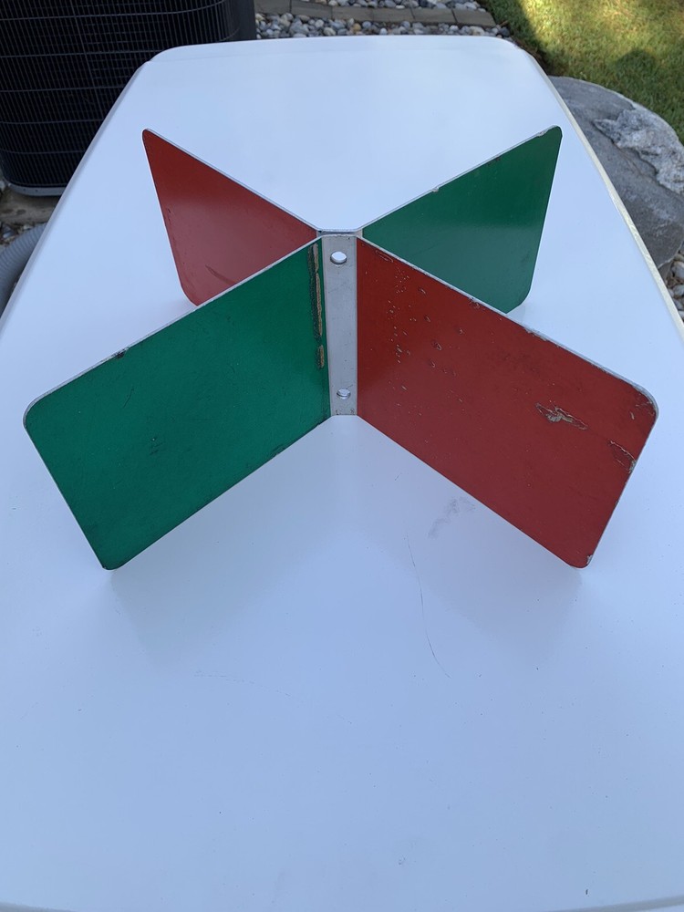 Original Railroad Switch Stand Target ( Aluminum )