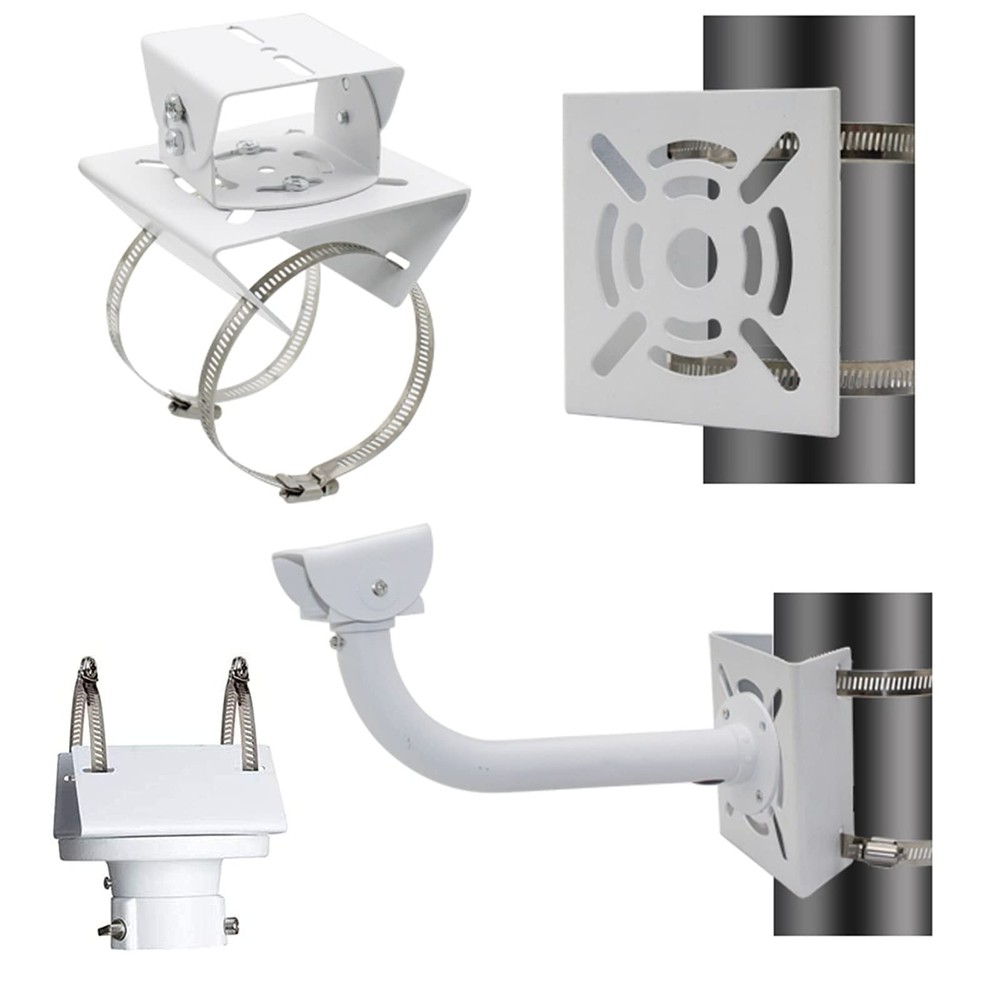 Lighfast Universal Wall Mounting Bracket with 2 Loops, Vertical 1 Pack, Ivory