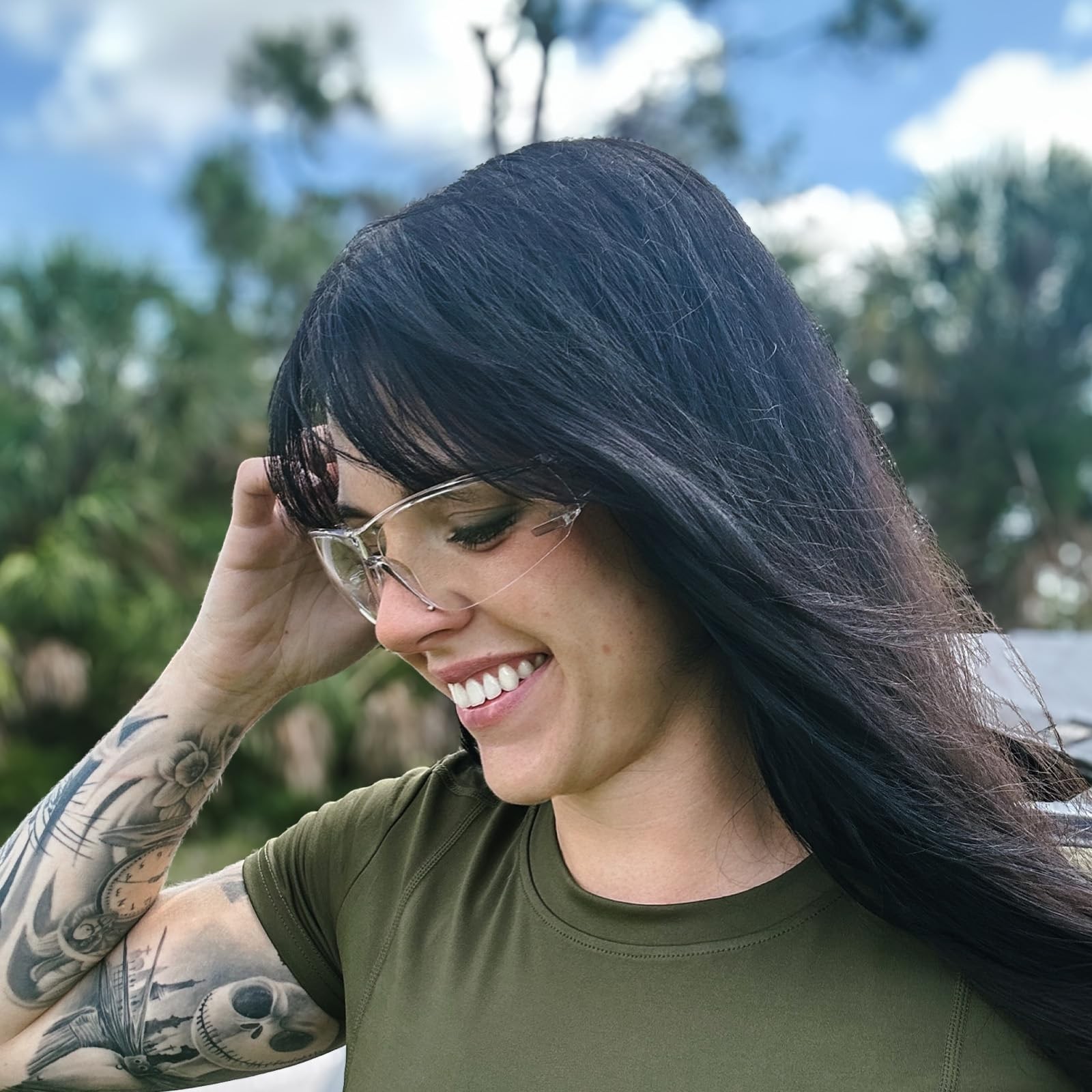 HTS HUNTERSKY S239 Lightweight Protective Wrap-Around small Medium, Smoke-red