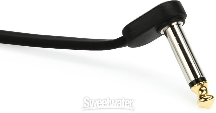 D'Addario Angled Flat Patch Cable - 4" Twin Pack