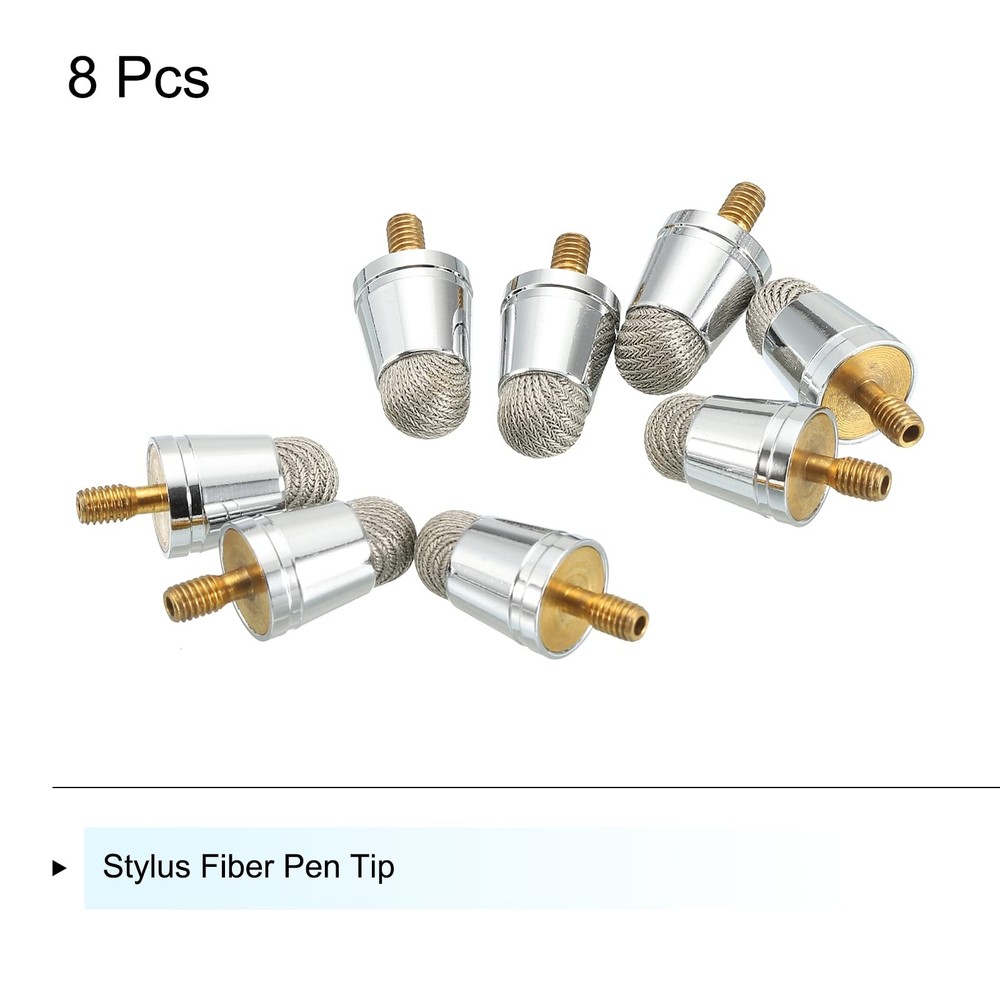 6mm Stylus Pen Fiber Fine Tips Universal Replacement High Precision 8 PCS