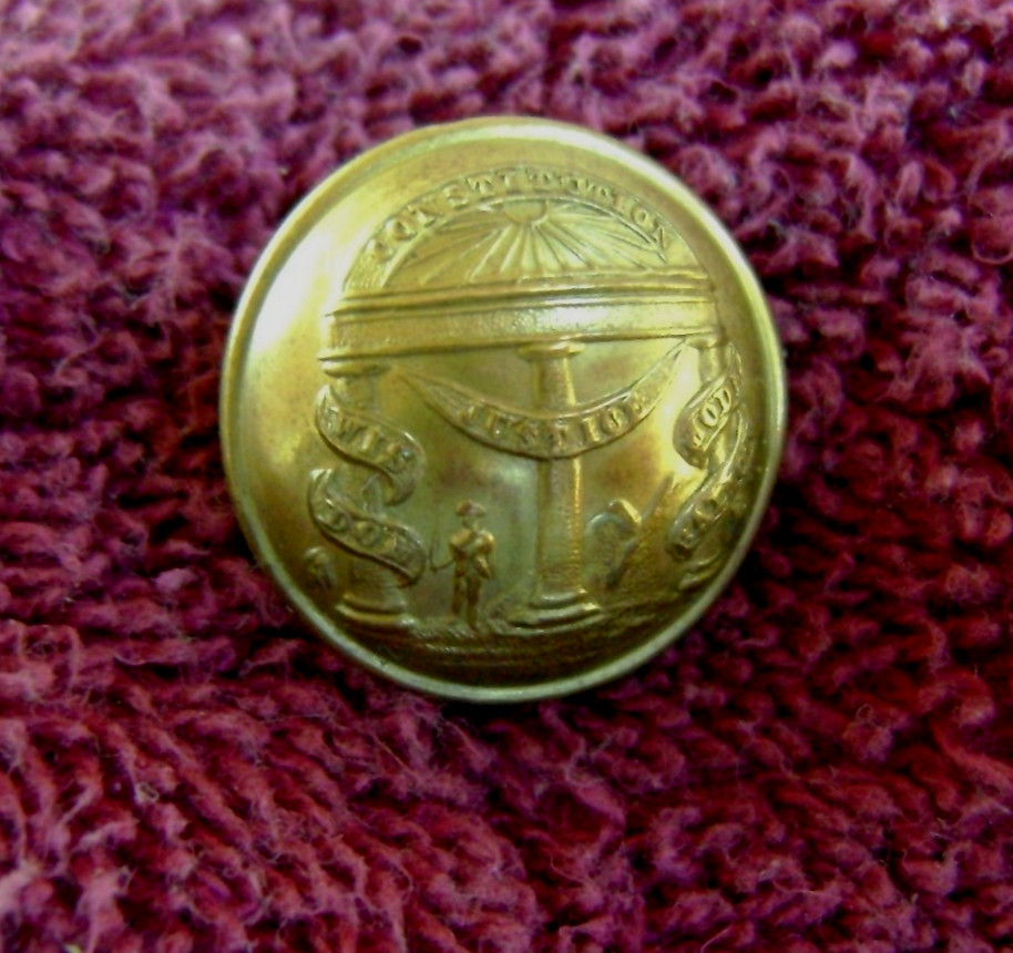 CIVIL WAR GEORGIA COAT BUTTON