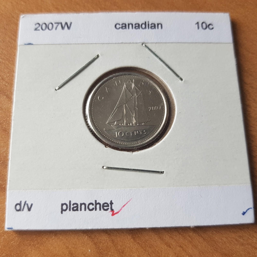 * 2007w * Canada * Georges VI * 10 cents *planchet *unknown.
