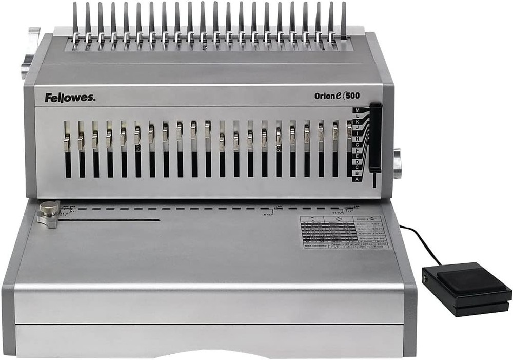 Fellowes Orion-E 500 Heavy Duty Electric Comb Binding Machine