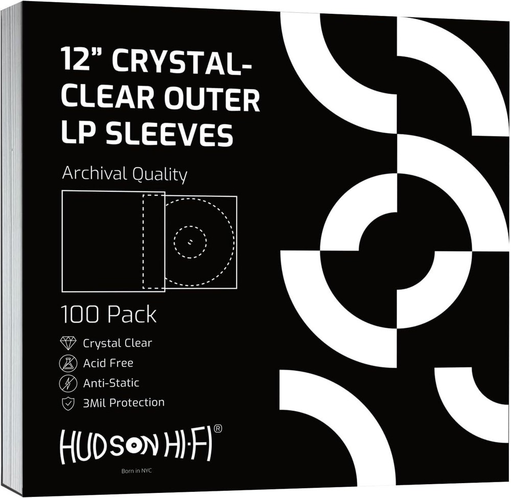 Hudson Hi-Fi  Crystal Clear Outer Sleeves