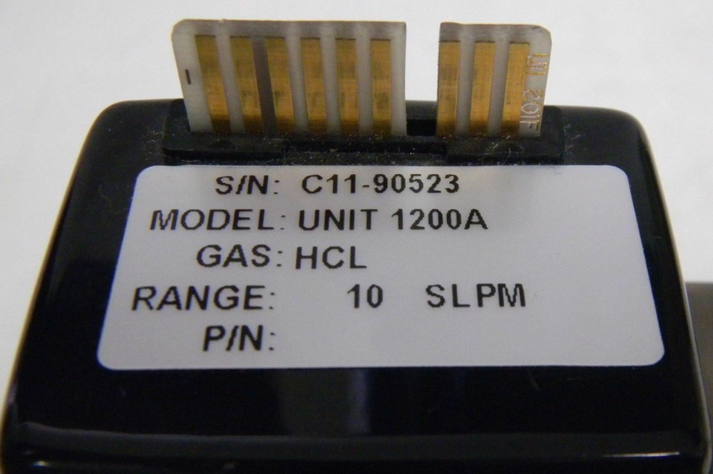 Unit UFC-1200A Mass Flow Controller, Gas- HCL, Range- 10 SLPM, Used