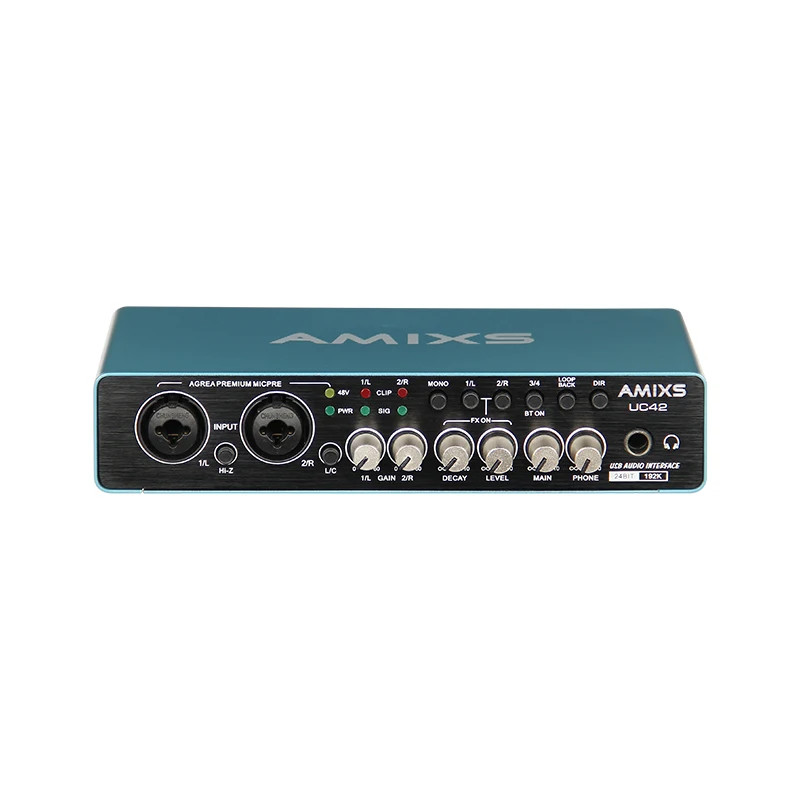 Audio Interface for Recording Computer Free Drive USB External Sound Card new