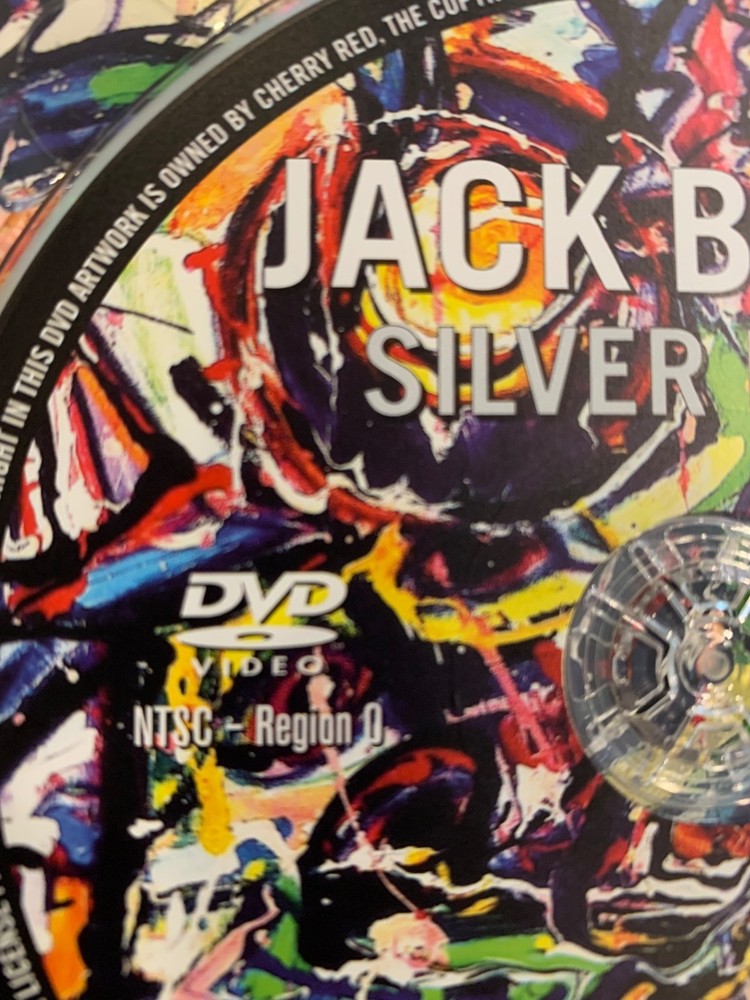 JACK BRUCE "CREAM " SIGNED "SILVER RAILS " CD booklet also includes Cd/DVD Cream