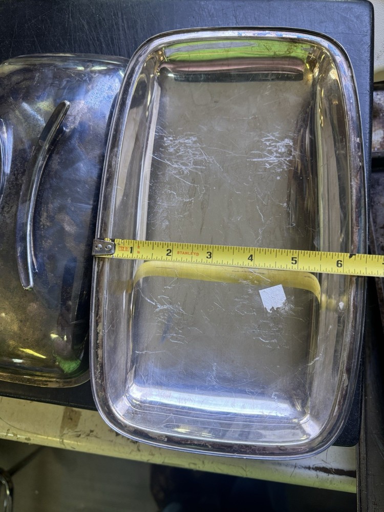 rare gorham silverplate YC847 Covered Serving Dish Lid