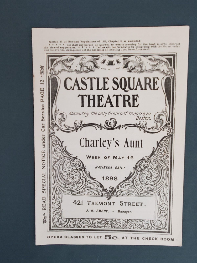 Vintage Theater Programs and related Material Lot