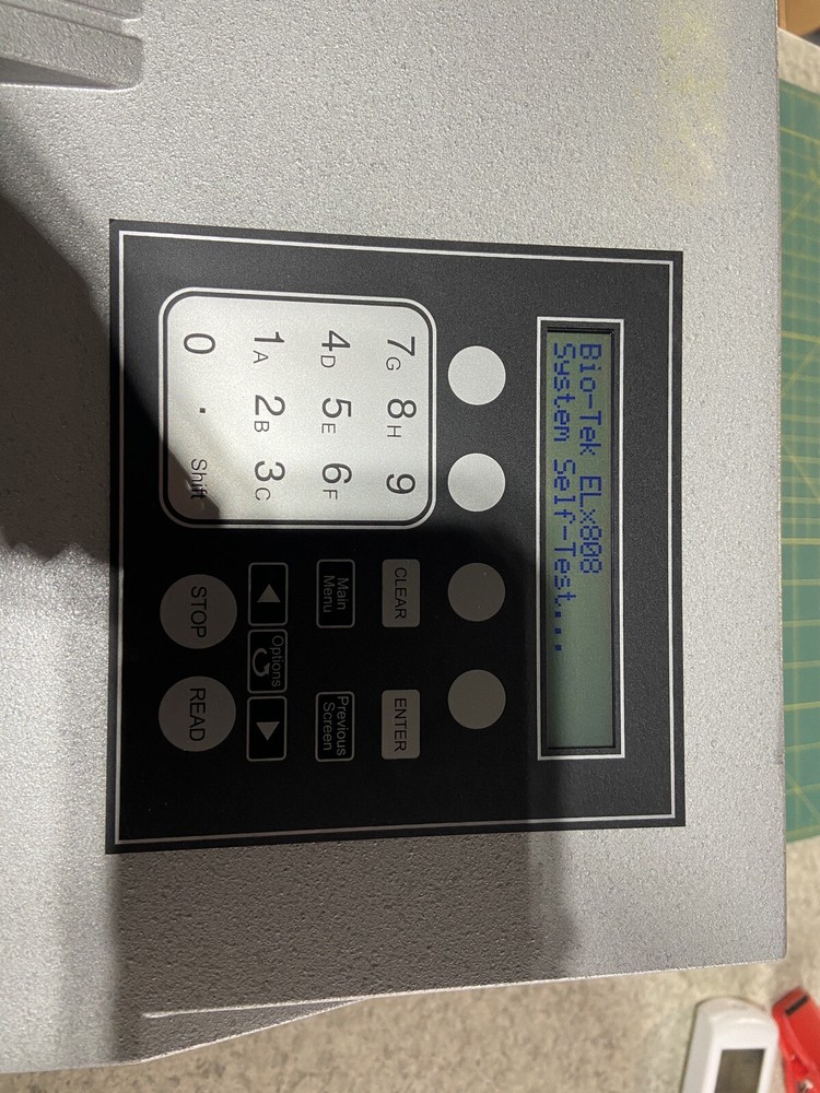 BioTek EL808 Microplate Reader - Passes Self Tests