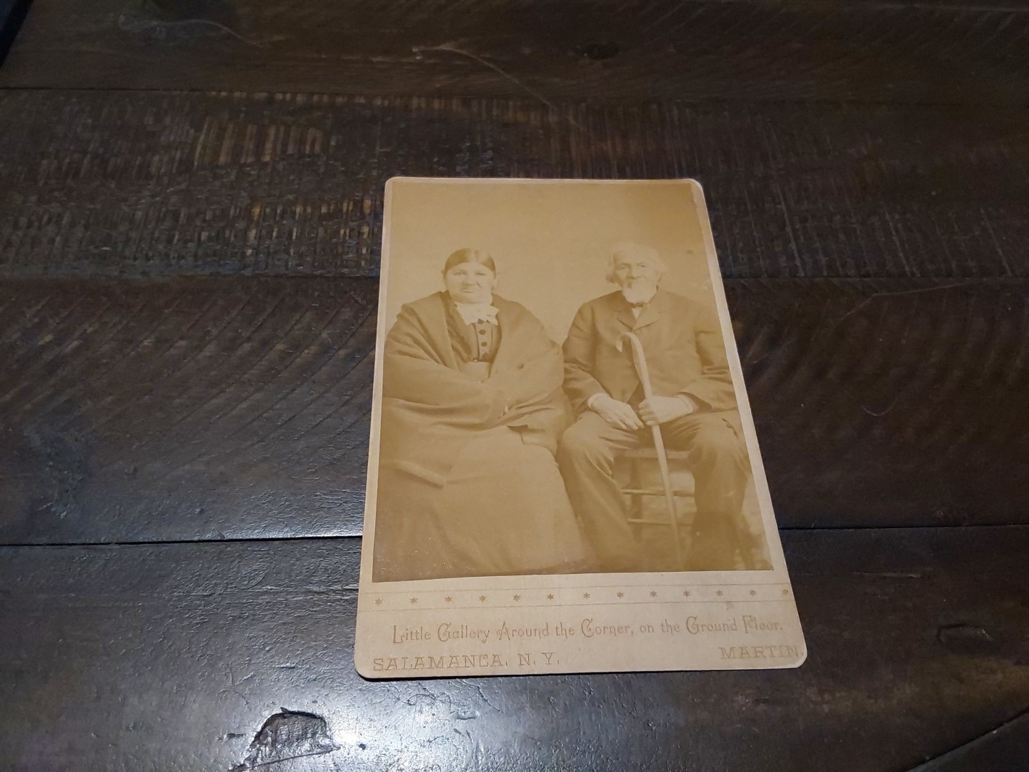 Rev Henry Silverheels Wife Seneca Indian Cabinet Photo Cattaraugus Salamanca NY